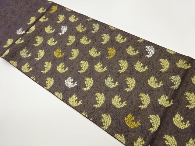 JAPANESE FUKURO OBI / WOVEN RUGGED SHORE